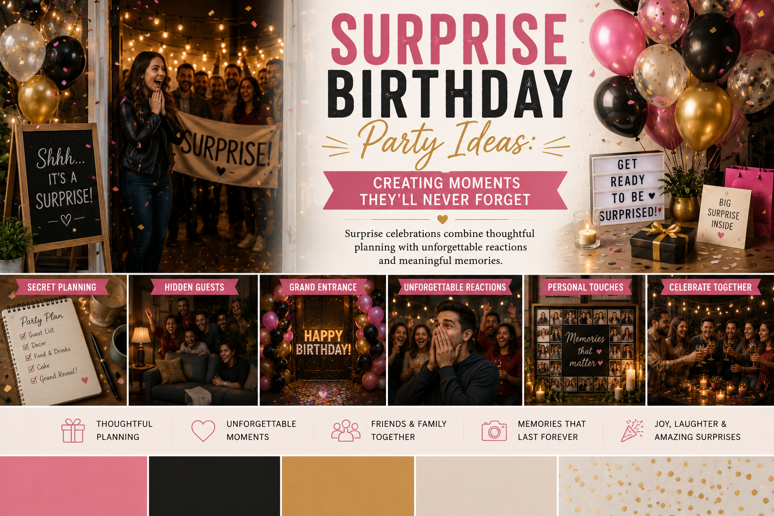 Surprise birthday party reveal